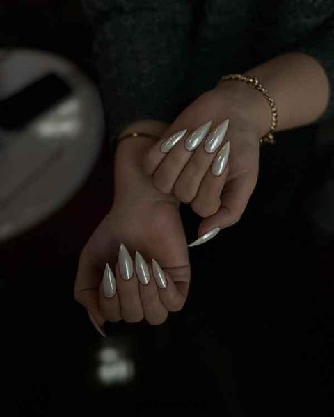  70 عکس مدل ناخن عروس جدید اینستاگرام