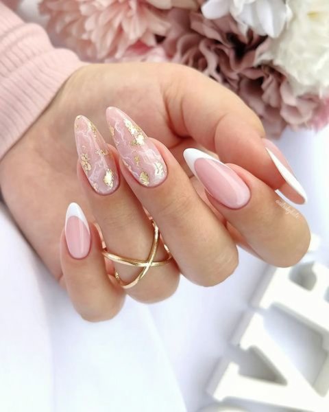  75 عکس مدل ناخن عروس برای عقد