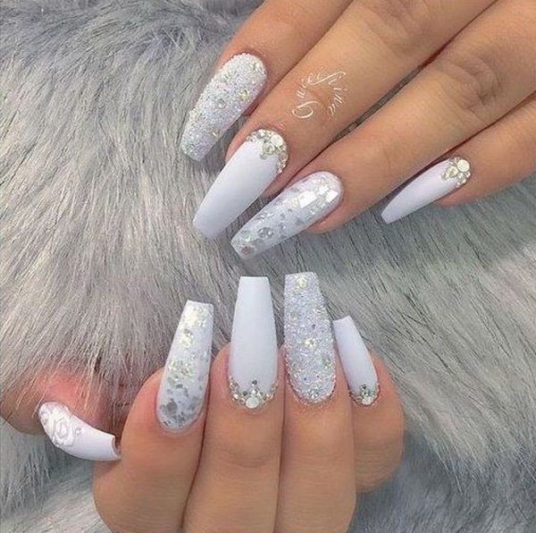  75 عکس مدل ناخن عروس برای عقد