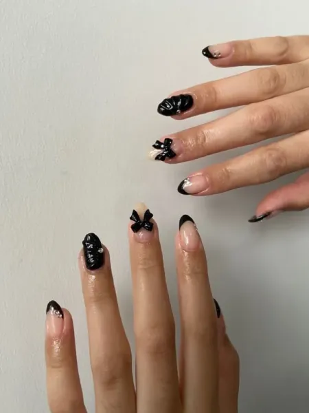  36 عکس طرح ناخن پاپیونی پینترستی