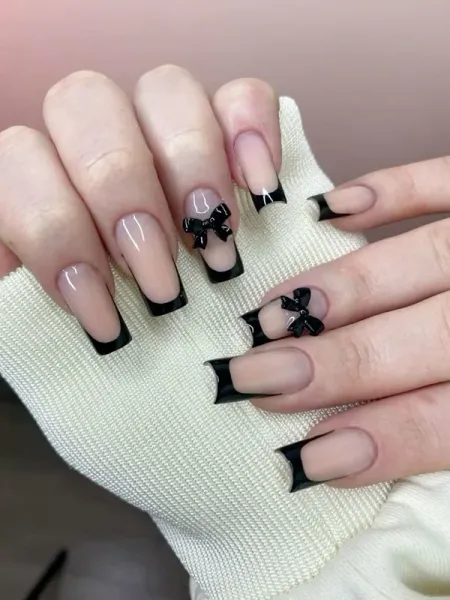  36 عکس طرح ناخن پاپیونی پینترستی