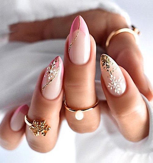  66 عکس طرح ناخن تیز جدید