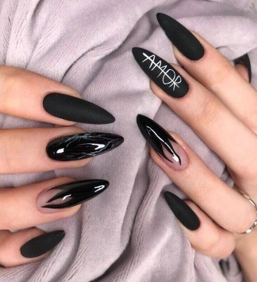  66 عکس طرح ناخن تیز جدید