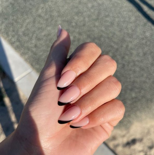  56 عکس مدل ناخن تیز فرنچ