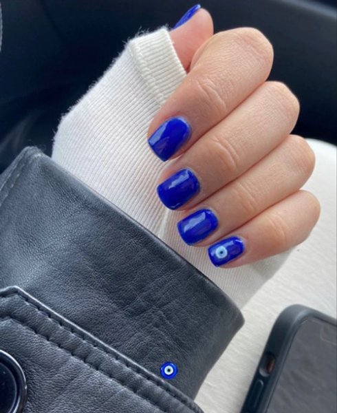  77 عکس طرح ناخن چشم نظر