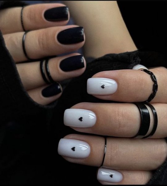  عکس طرح ناخن رنگ مشکی