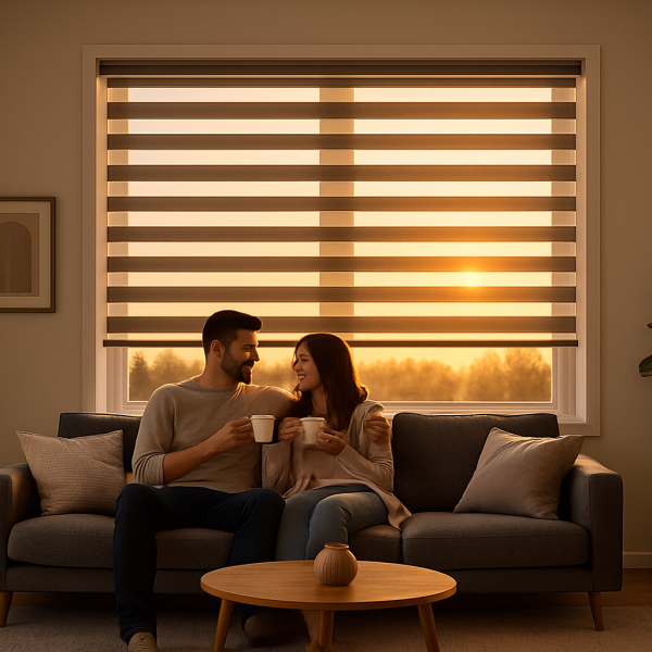  98 عکس پردهای ساده و شیک پذیرایی زبرا