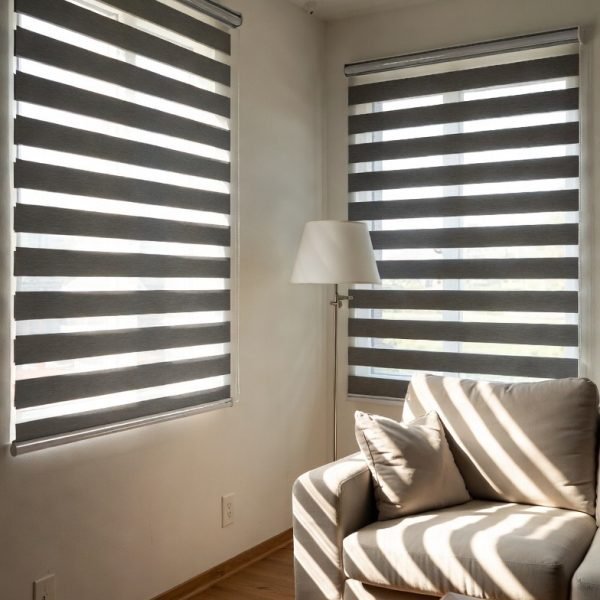  98 عکس پردهای ساده و شیک پذیرایی زبرا