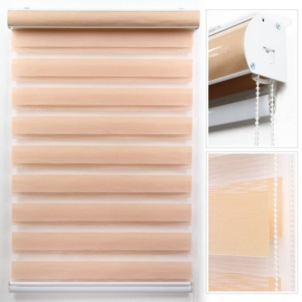  95 عکس پردهای ساده و شیک پذیرایی زبرا