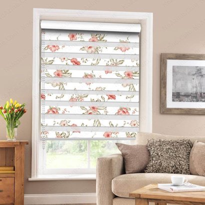  95 عکس پردهای ساده و شیک پذیرایی زبرا