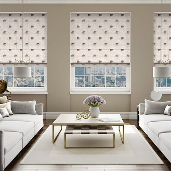  95 عکس پردهای ساده و شیک پذیرایی زبرا