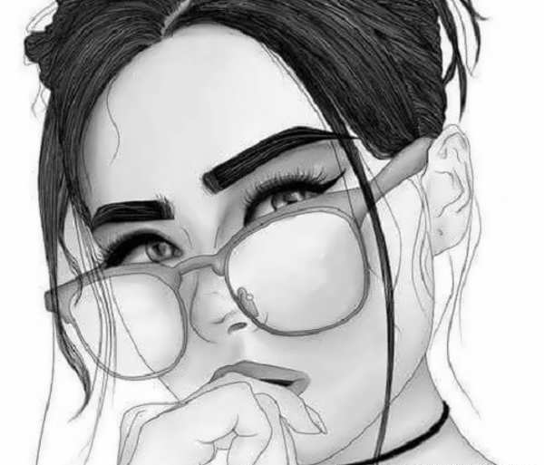  100 عکس نقاشی دخترانه جدید آسان