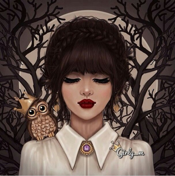  100 عکس نقاشی دخترانه جدید آسان