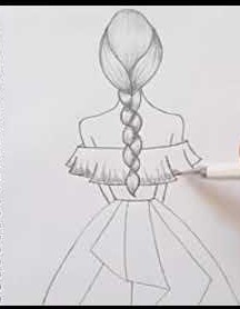  100 عکس نقاشی دخترانه جدید آسان