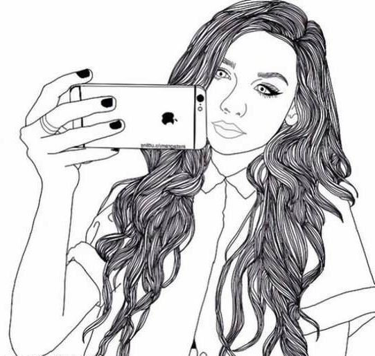  100 عکس نقاشی دخترانه جدید آسان