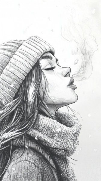  68 عکس نقاشی کیوت دخترانه گوگولی