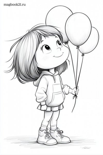  68 عکس نقاشی کیوت دخترانه گوگولی