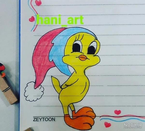  65 عکس نقاشی کیوت آسان