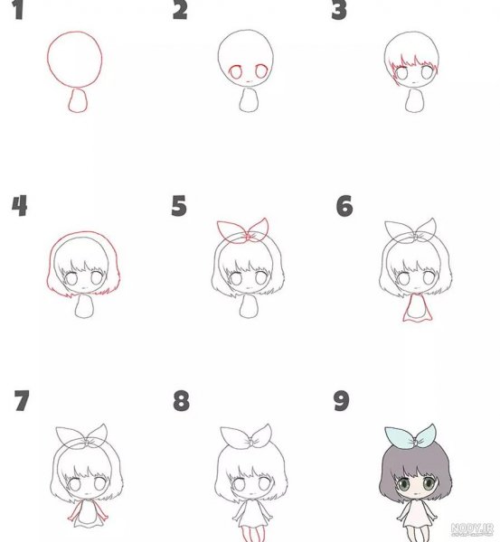  65 عکس نقاشی کیوت آسان