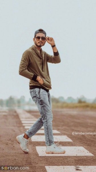  ژست عکاسی مردانه اسپرت