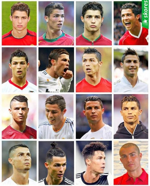  عکس مدل موی رونالدو