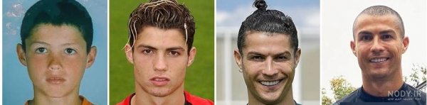 عکس مدل موی رونالدو