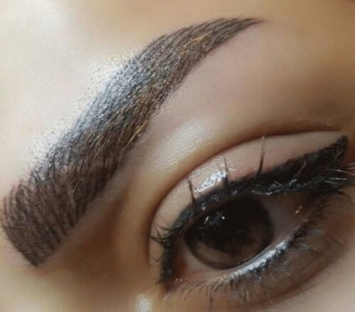  40 عکس مدل ابرو میکرو