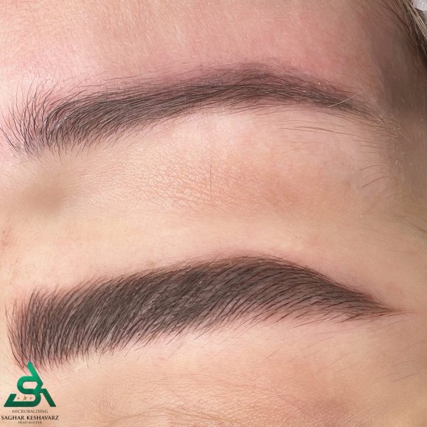  عکس میکرو ابرو قبل و بعد