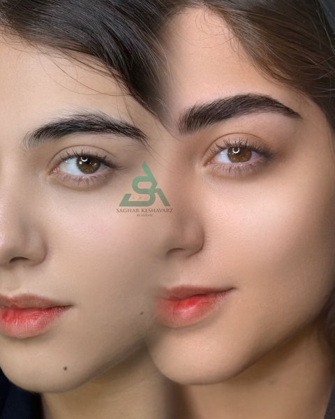  عکس میکرو ابرو بعد از یکسال
