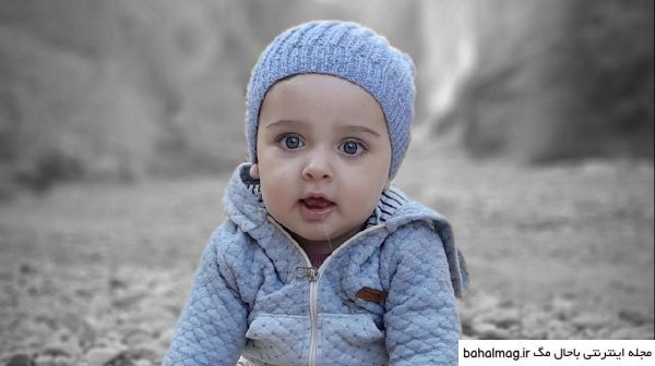 عکس پسر بچه خوشگل چشم رنگی