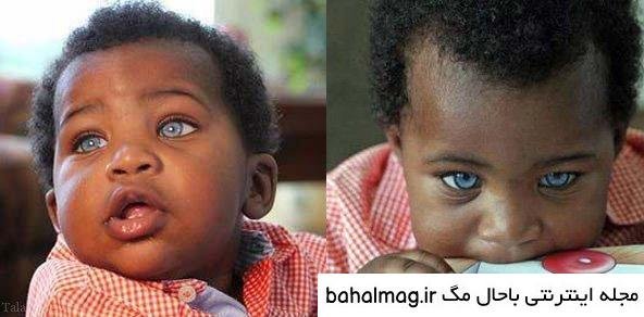  عکس پسر بچه خوشگل چشم رنگی