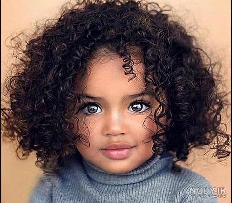  عکس پسر بچه مو فرفری مشکی