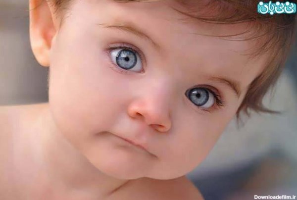  عکس بچه خوشگل چشم رنگی پسر بزرگ