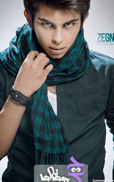  عکس بچه خوشگل چشم رنگی پسر بزرگ