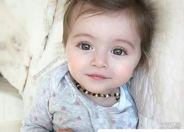  عکس نی نی چشم عسلی دختر