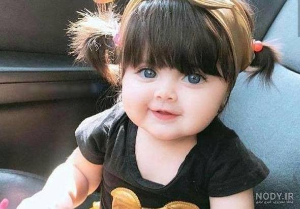  عکس نی نی چشم عسلی دختر