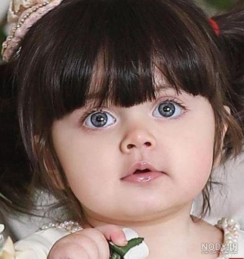  عکس نی نی چشم عسلی دختر