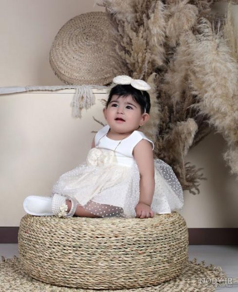 45 عکس نی نی دختر با لباس عروس