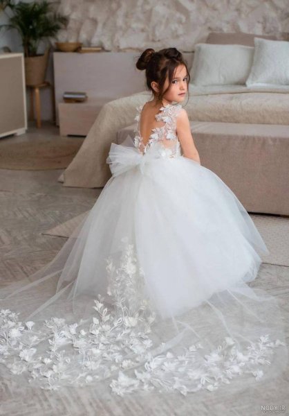  45 عکس نی نی دختر با لباس عروس