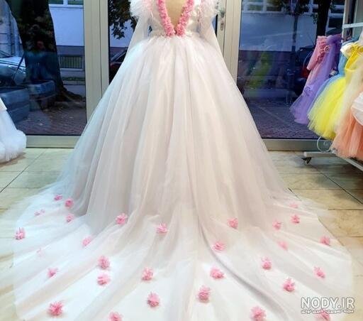  45 عکس نی نی دختر با لباس عروس