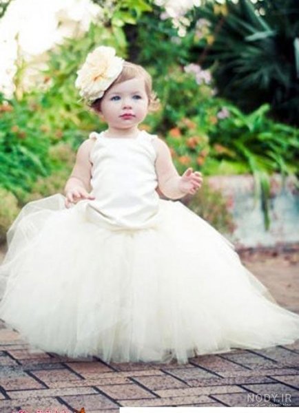  45 عکس نی نی دختر با لباس عروس