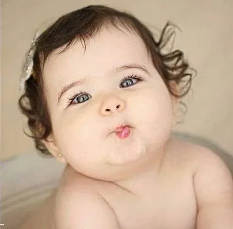  عکس دختر بچه تپل بامزه