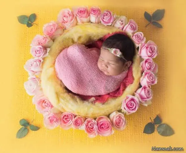  68 عکس نی نی دختر تازه متولد شده