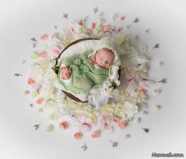  68 عکس نی نی دختر تازه متولد شده