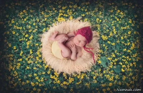  68 عکس نی نی دختر تازه متولد شده