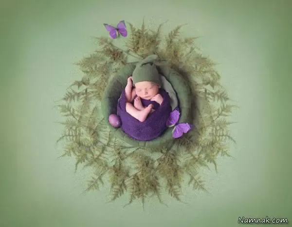 68 عکس نی نی دختر تازه متولد شده