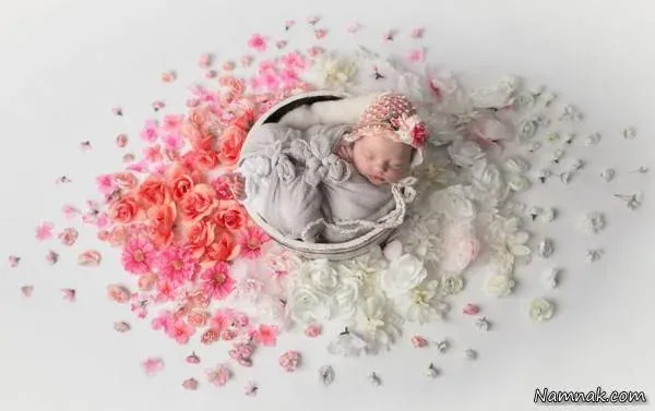  68 عکس نی نی دختر تازه متولد شده