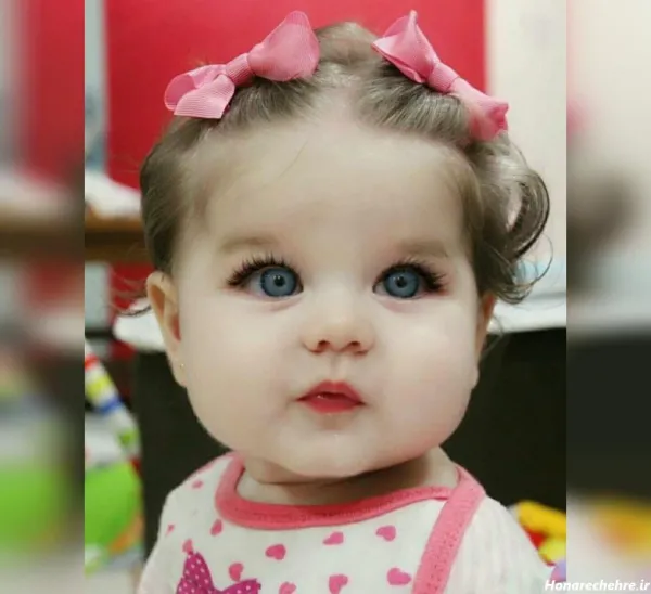  78 عکس بچه خوشگل چشم رنگی دختر