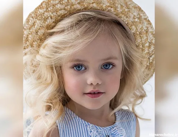  78 عکس بچه خوشگل چشم رنگی دختر