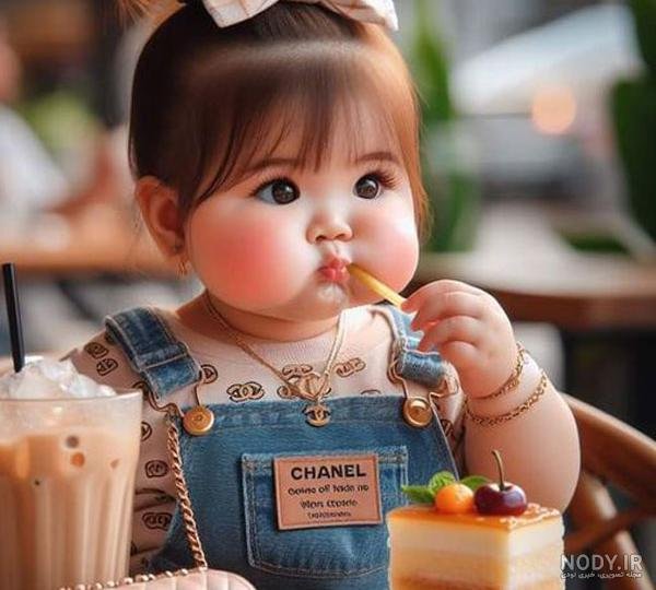  عکس بچه خوشگل چشم رنگی دختر برای پروفایل